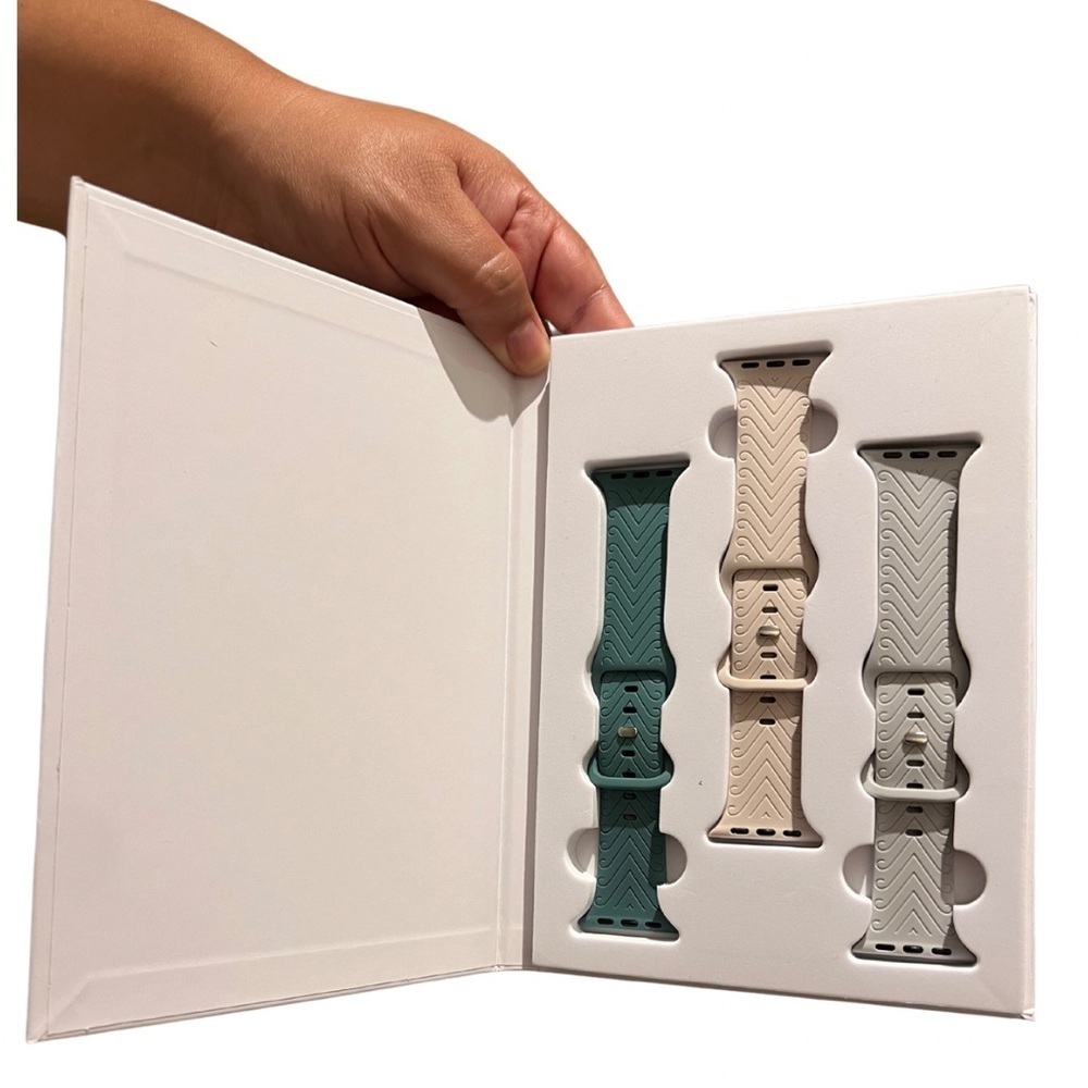 3-Pack Silicone Sport Bands